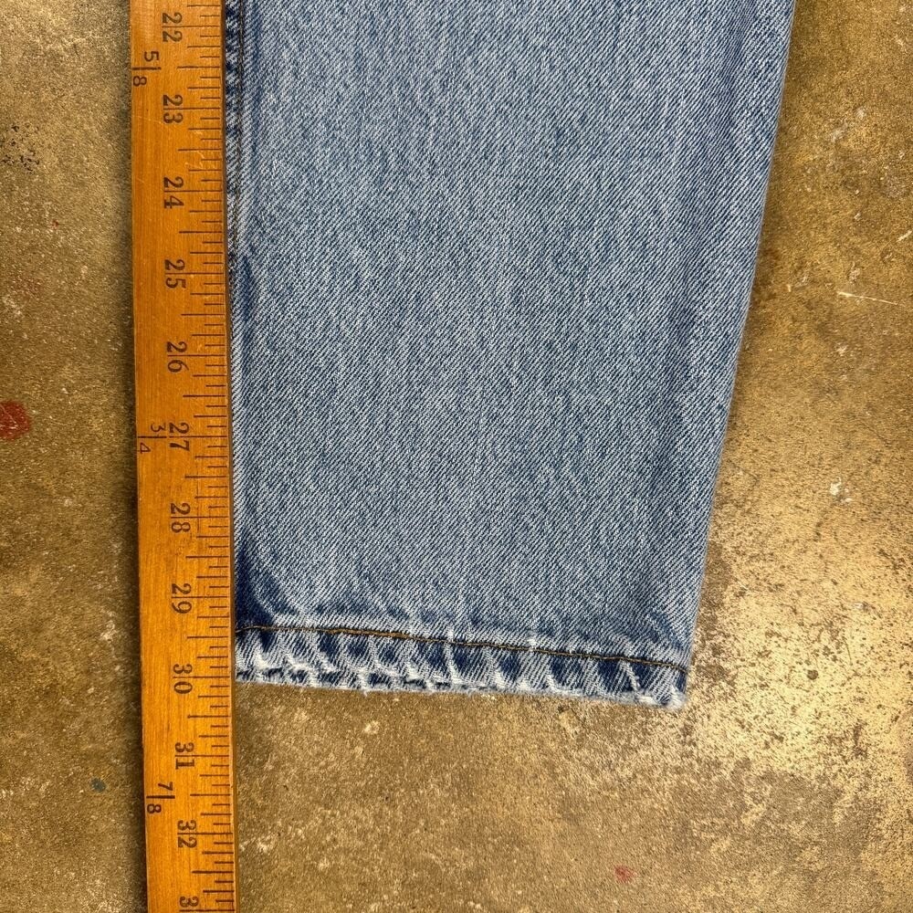 Vintage Levi's 550 Jeans Women's 14 Relaxed‎ Fit Tapered Leg 1998 Light Wash - Picture 11 of 12